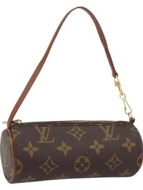 LOUIS VUITTON Monogram Papillon Pouch LV Auth